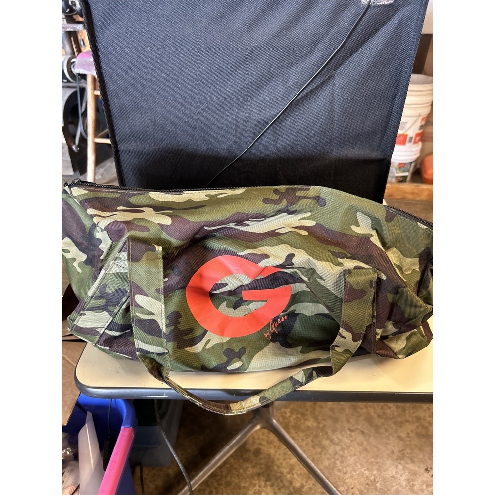 Vintage G by Guess Camouflage Duffle Bag 16" x 10"